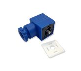 Connecteur DIN pour bobine Castel - 9155/R01 - IP65 /IP68