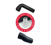 Raccord coudé 90° sortie bac 16 mm / réservoir pompe 16 mm - FP2056 Aspen