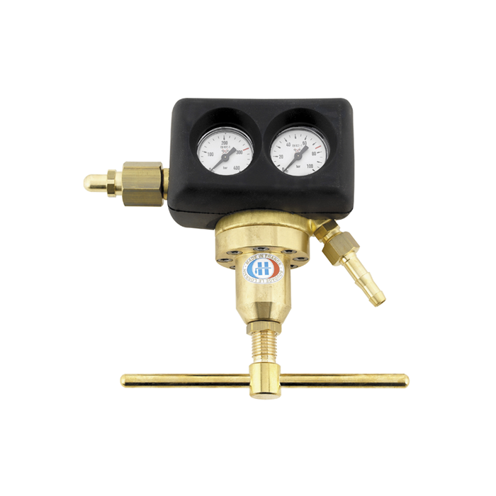 Mano Détendeur LB21 Oxygène Le Lorrain - Compact, Fixation Arrière, Pression Max 10 Bar
